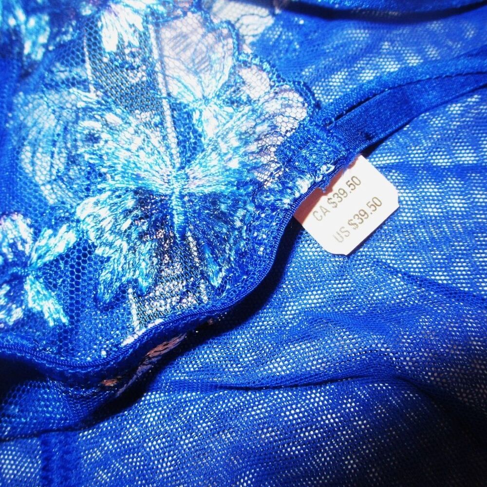 VICTORIA SECRET Very Sexy Strappy Cheeky Panty Embroidered Butterfly M L XL $39 - Picture 9 of 9